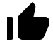 Icon for thumbs up.